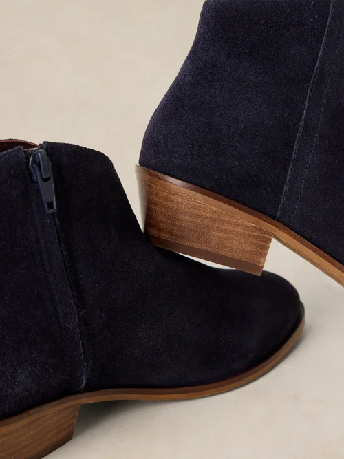 Wildlederstiefeletten Mae - Dark Navy - 41 Bild 3