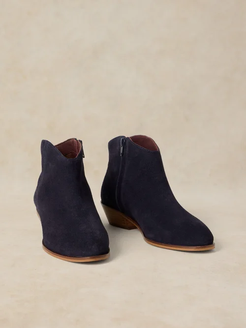 Wildlederstiefeletten Mae - Dark Navy - 41 Bild 2