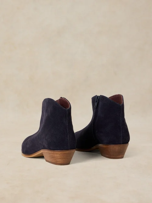 Wildlederstiefeletten Mae - Dark Navy - 41 Bild 4