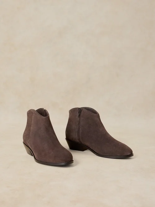 Wildlederstiefeletten Mae - Dk Grey - 41 Bild 2