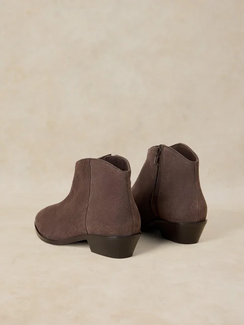 Wildlederstiefeletten Mae - Dk Grey - 41 Bild 4