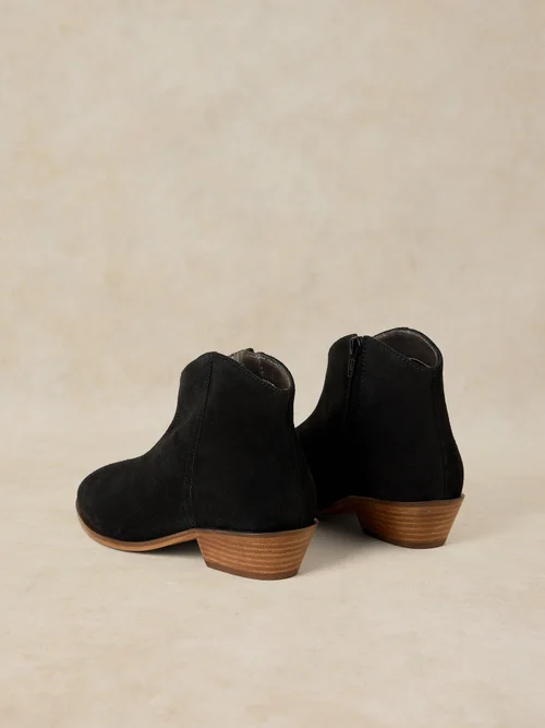 Wildlederstiefeletten Mae - Pure Blk - 41 Bild 4