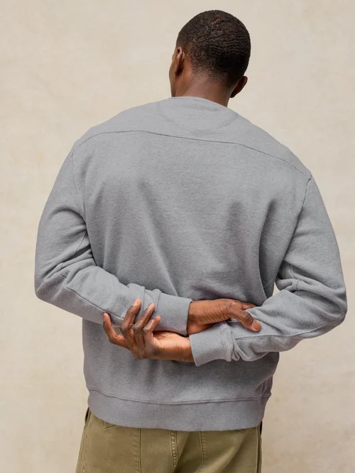 Sweatshirt Sidmouth mit Grafik - Grey Mlt - XXL Bild 4