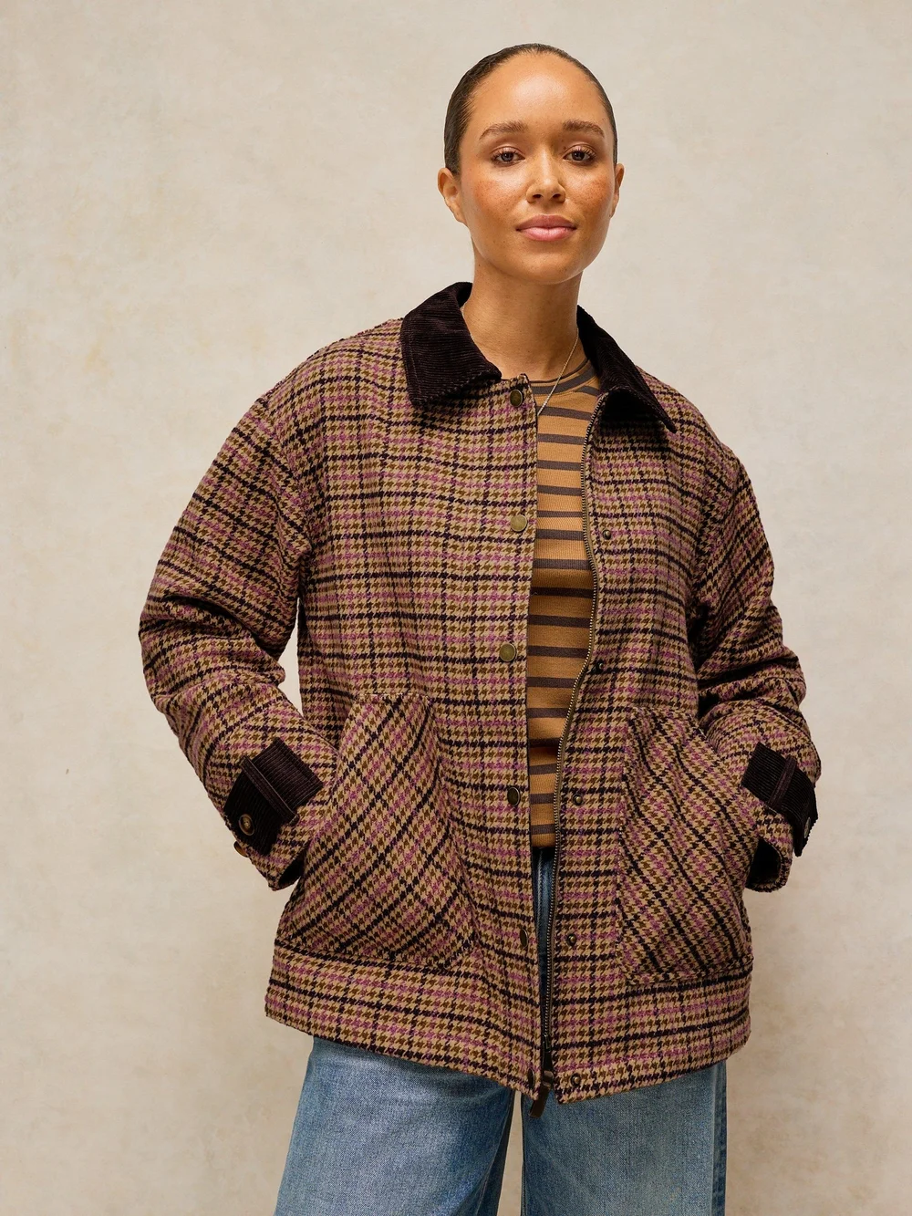 Karojacke Jackson - Pink Mlt - 52 Bild 1