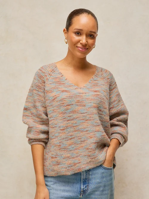 Space-Dye-Pullover Savannah - Nat Mlt - 48 Bild 1