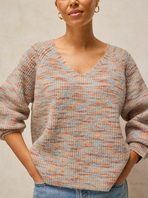 Space-Dye-Pullover Savannah - Nat Mlt - 48 Bild 3