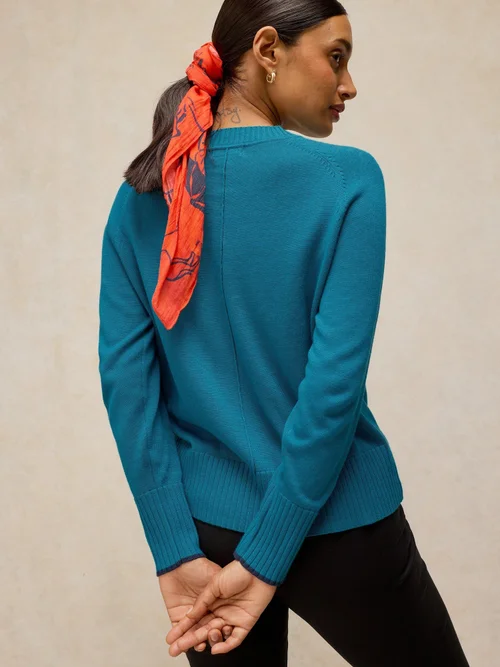 Pullover Sienna - Mid Teal - 50 Bild 4
