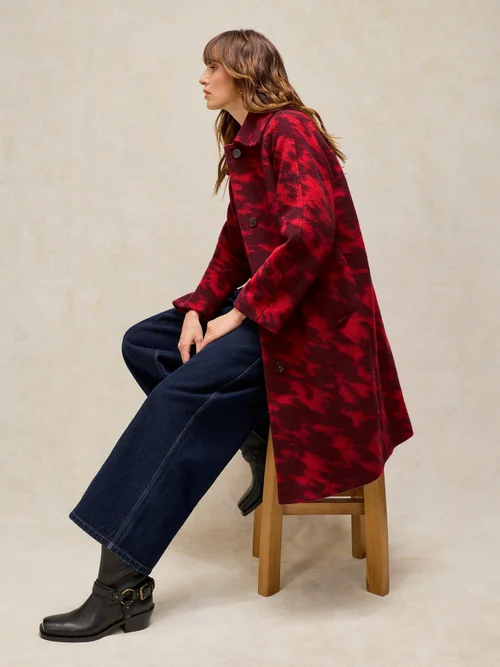 Mantel Kelsey aus Wollmix - Red Mlt - 48/R Bild 1