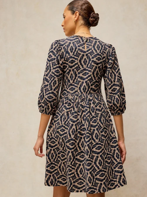 Kurzes Kleid Maeva - Navy Multi - 52/R Bild 4