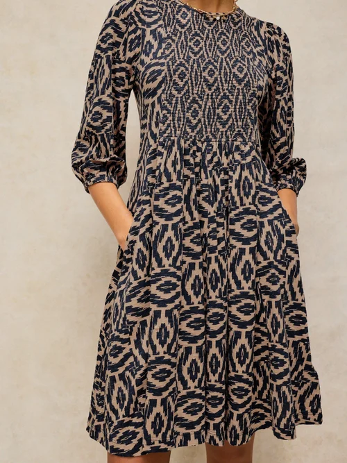 Kurzes Kleid Maeva - Navy Multi - 52/R Bild 3