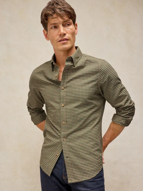 Oxfordhemd Bruton Slim Fit - Green Mlt - XXL/R Bild 1