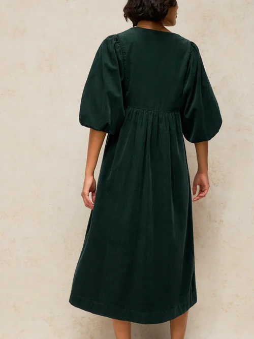 Kordkleid Matilda - Dk Green - 44/R Bild 4