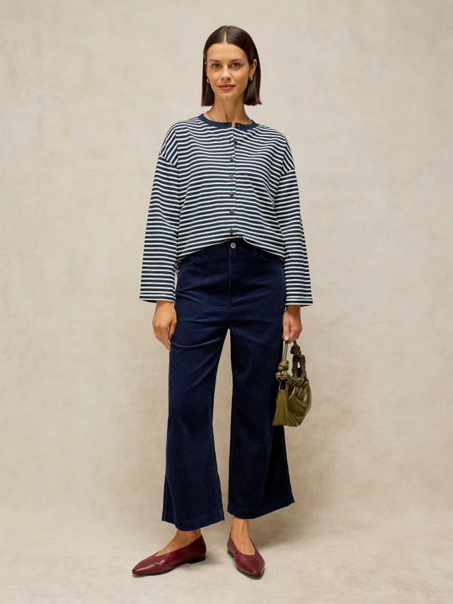 Langarmshirt Kim mit Knopfleiste