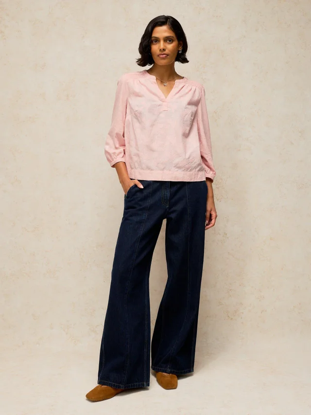 Besticktes Top Amelia