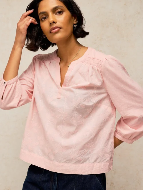 Besticktes Top Amelia - Dus Pink - 48 Bild 3