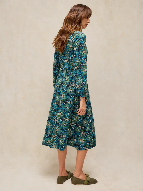 Jerseykleid Megan - Teal Mlt - 50/R Bild 4