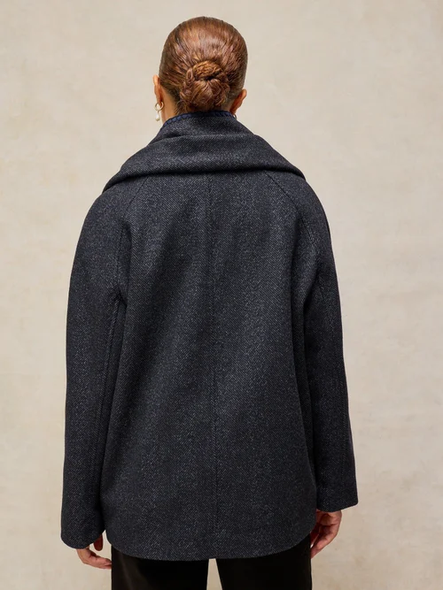 Jacke Frankie mit Schalkragen - Dark Navy - 52 Bild 4