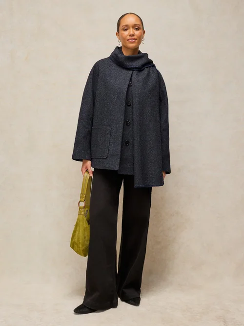 Jacke Frankie mit Schalkragen - Dark Navy - 52 Bild 2