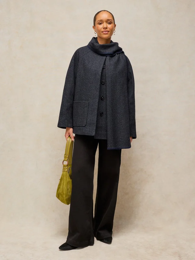 Jacke Frankie mit Schalkragen