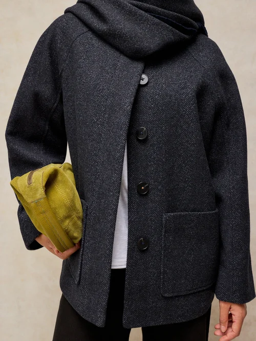 Jacke Frankie mit Schalkragen - Dark Navy - 52 Bild 3