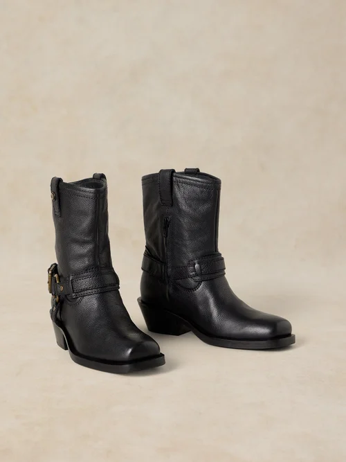 Western-Bikerstiefel Liberty - Pure Blk - 41 Bild 2