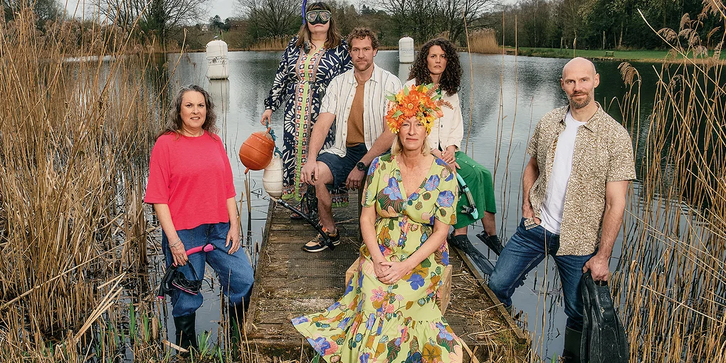 Gruppenfoto der Moorschnorchler