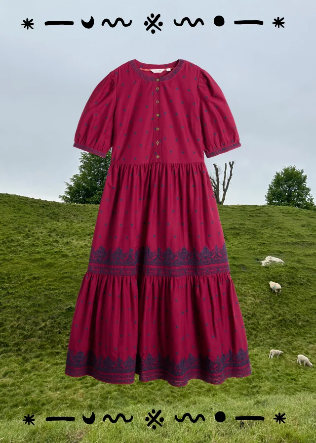 BESTICKTES KLEID POLLY