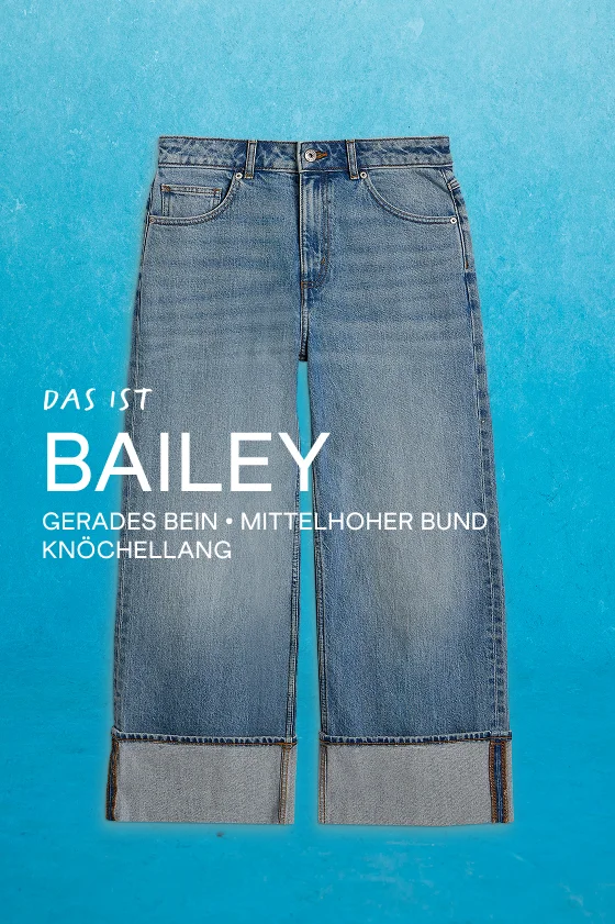 DAS IST BAILEY GERADES BEIN. MITTELHOHER BUND. KNÖCHELLANG