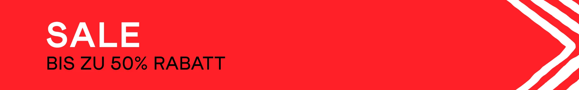 Sale!! Bis zu 50 % Rabatt
